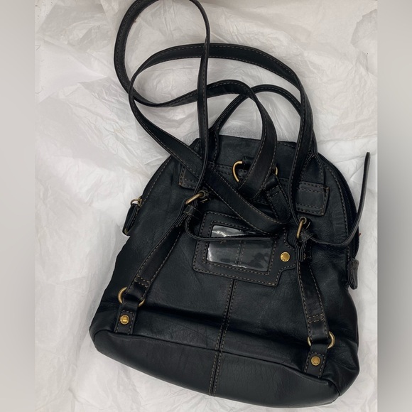 fOSSIL Leather Backpack with Front Pocket - Picture 8 of 9